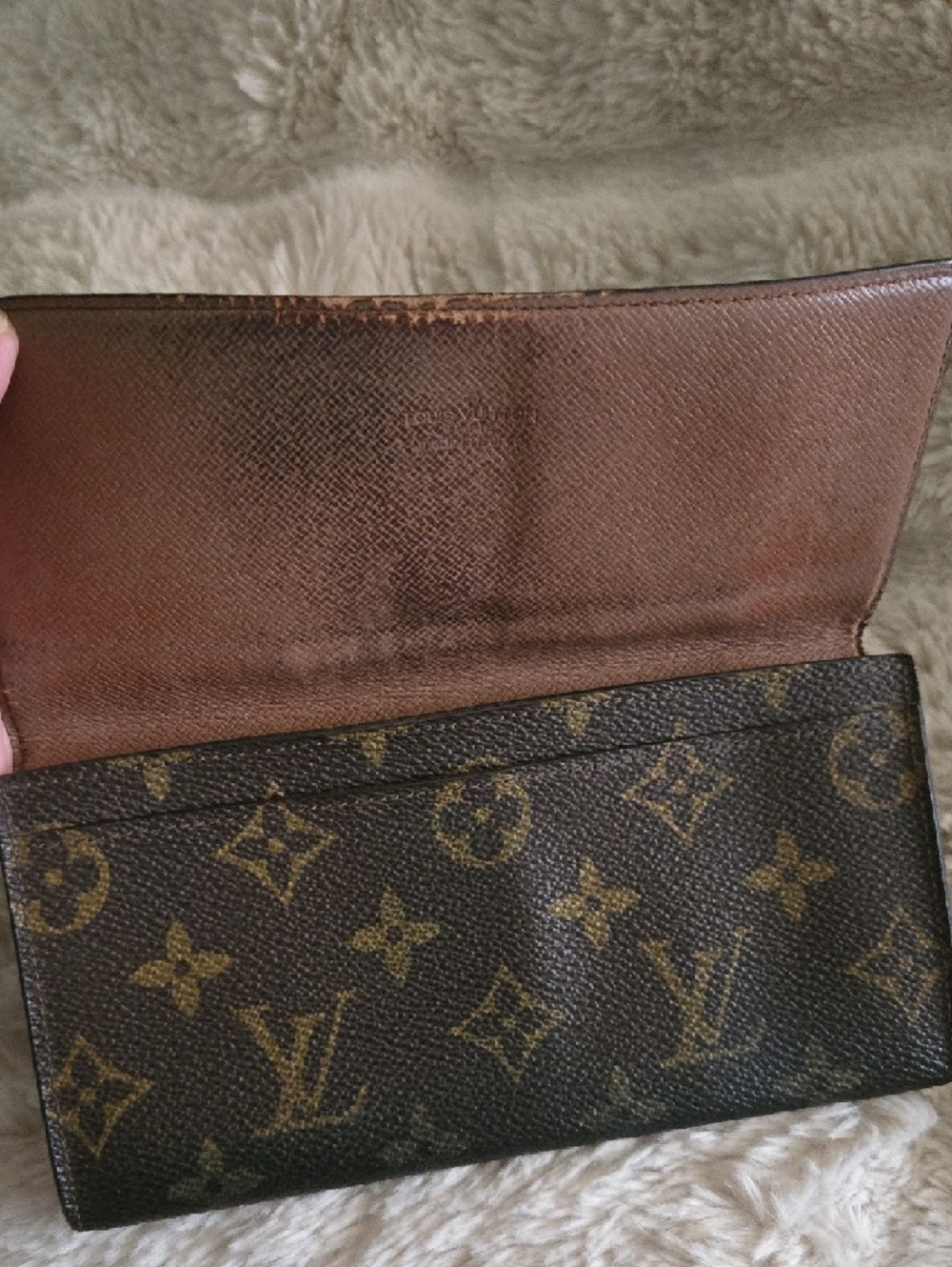 Louis Vuitton Monogram Canvas Clutch VINTAGE Wallet - Picture 2 of 10